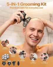 BaldCare Pro 120 five-in-one grooming kit for head face and nose care