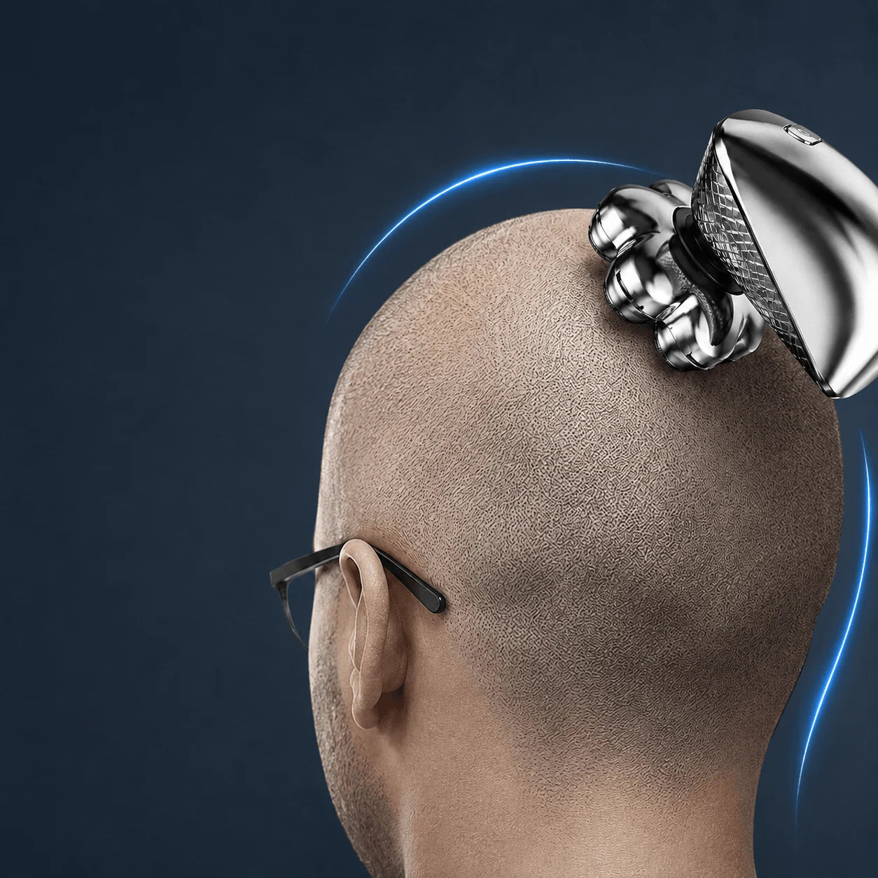 BaldCare Pro 120 shaving head detail